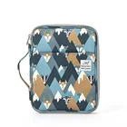 Чехол-карандаш Kawaii для офиса, 96 192 отверстий, водонепроницаемая нейлоновая сумка для акварельных художественных ручек, кистей, ручек сумка, школьные принадлежности