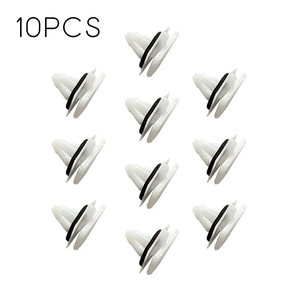 10pcs Rocker Panel Molding Retainer Wheel Flare Moulding Deck Lid For Ford Car Fixed Rivet Fastener Push Clips | Автомобили и