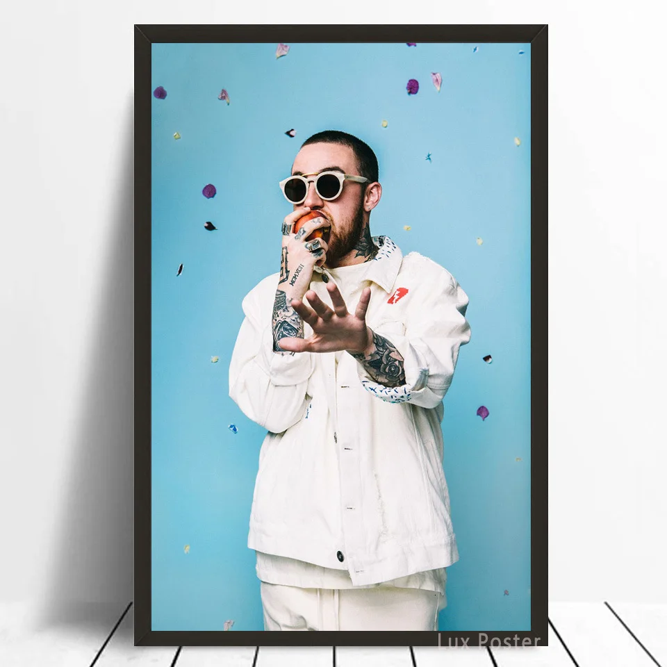 

R.I.P Mac Miller Rapper Hip Hop Singer Star Poster Prints Wall Art Canvas Painting Wall Picture For Living Room Home Decoration