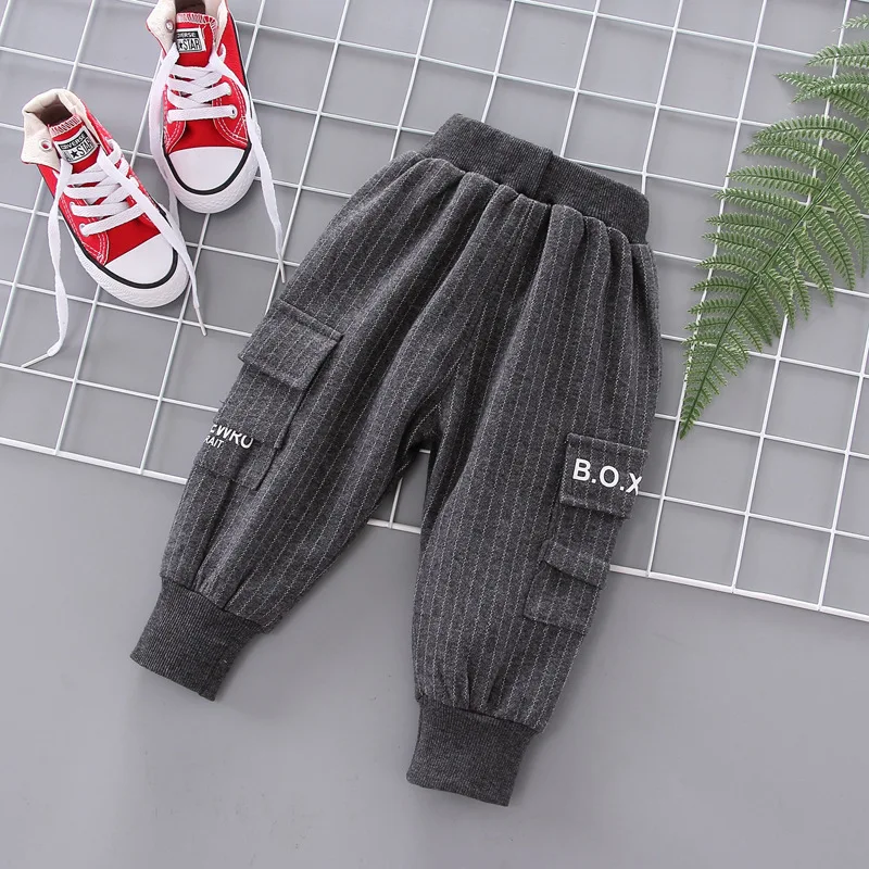 New Children Trousers Spring Autumn Baby Girls Clothing Boys Cotton Casual Pants Toddler Fashion Costume Infant Kids Sportswear | Мать и