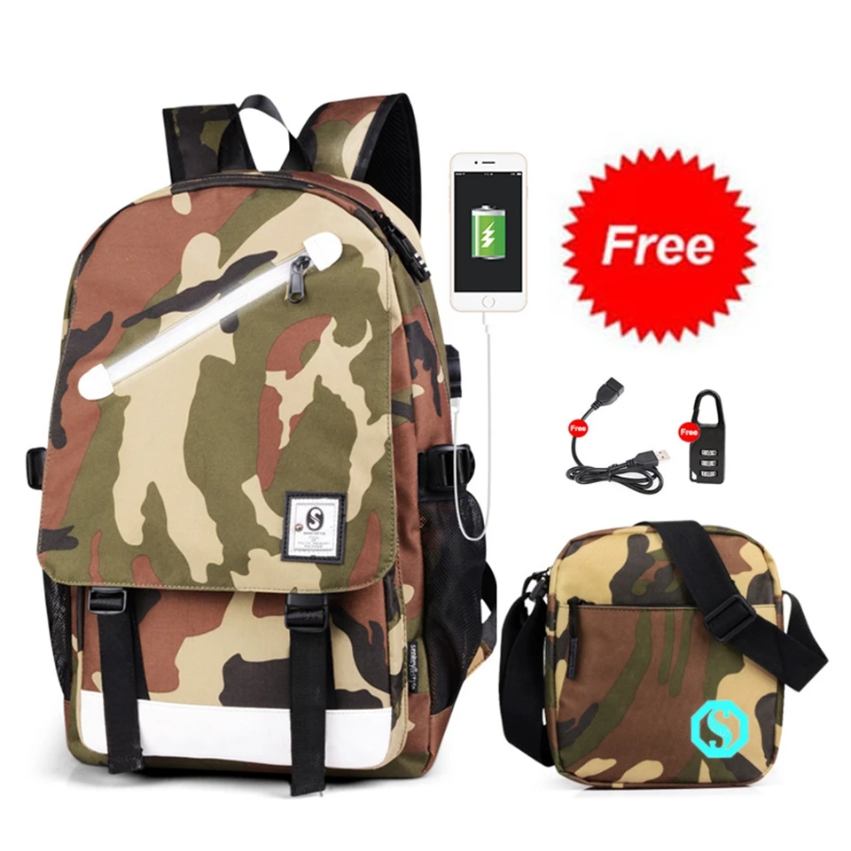 

Anti-theft Men Backpack with USB Charging Port 15.6inch Travel Laptop Backpack 2020 New School Bags Bookbags for Teenagers