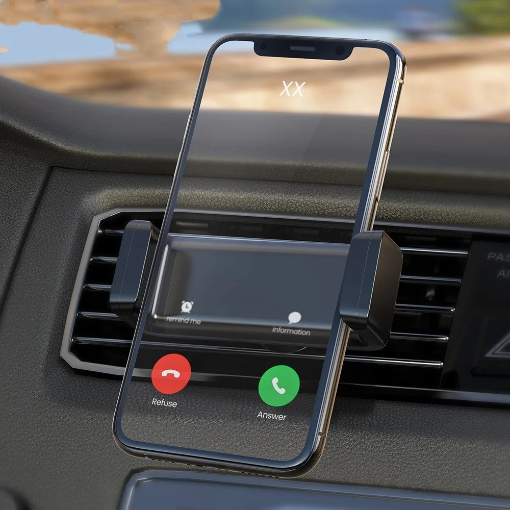 

Home Mini Car Phone Holder Air Vent Stand for Iphone XS 11 Samsung 4.0-6.5 Inch Mobilephone Auto Support Mount Car Phone Bracket