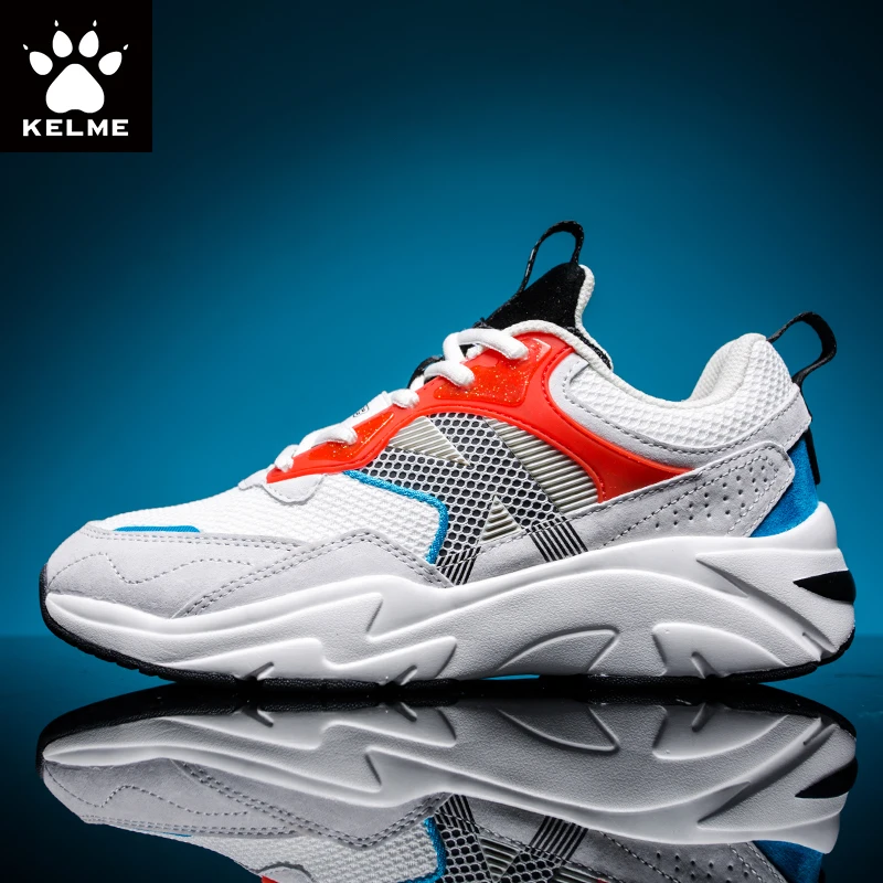 Мужские кроссовки для бега KELME модная уличная спортивная обувь повседневные