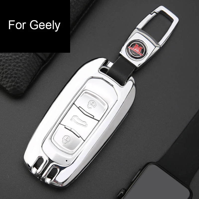 Чехол для дистанционного ключа из цинкового сплава Geely Emgrand EC7 EC8 EC718 EC715 Global Hawk GX7 GS