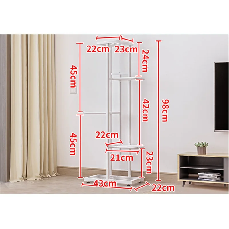 5-ярусная лестница стеллаж для хранения отдельно стоящая книжная полка подставка