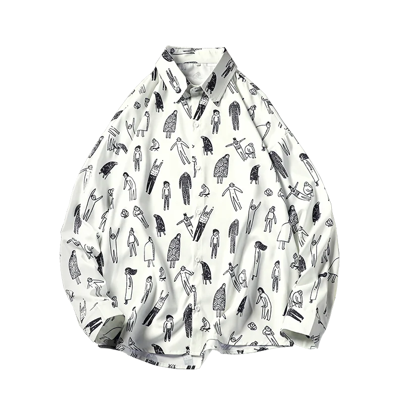 

New Man Spring Long-sleeved Shirt men dress shirts plus size fashion shirts