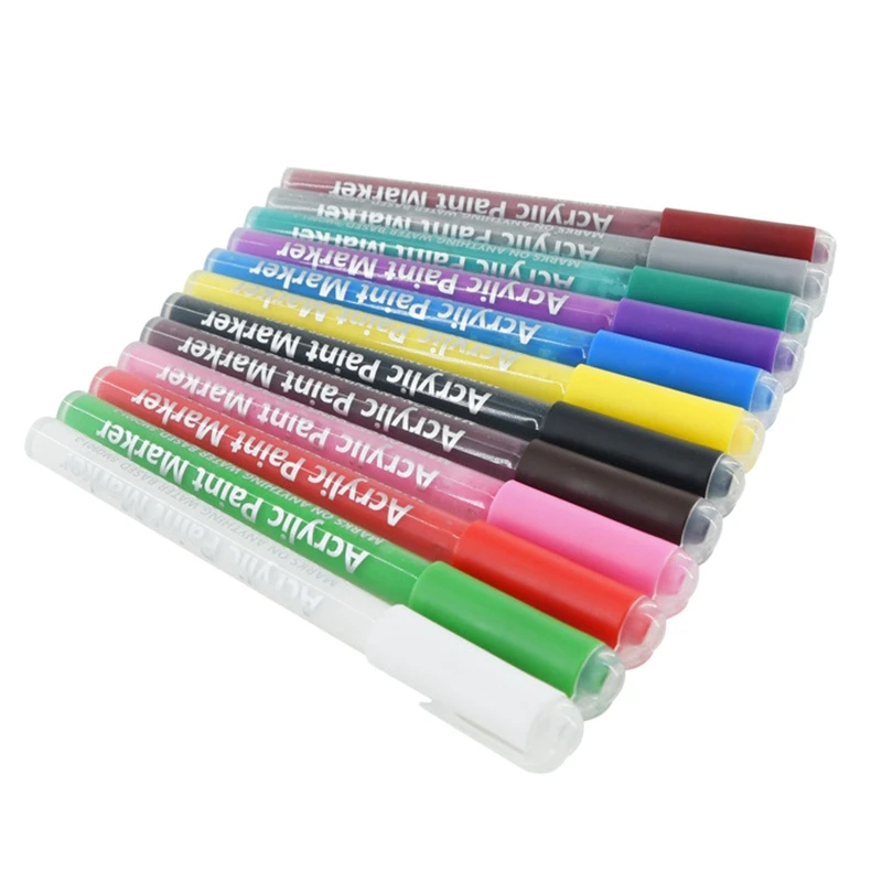 

Маркерная ручка, 12 ярких цветов, модель 3D принтера ed, цветная ручка для модели 3D принтера