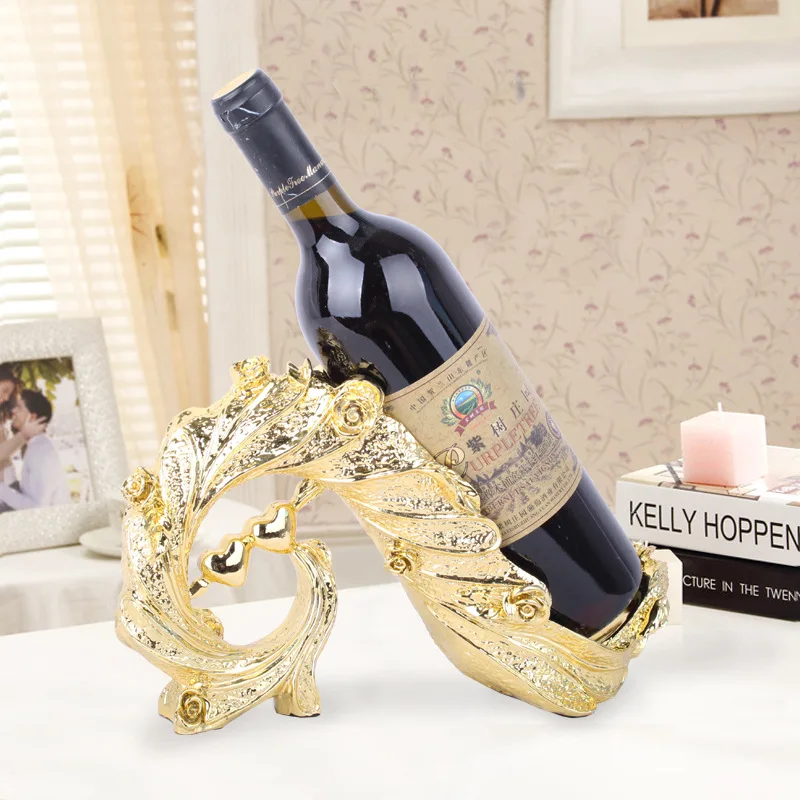 Европа сердце винный шкаф полимерный держатель для бутылки вина стеллаж
