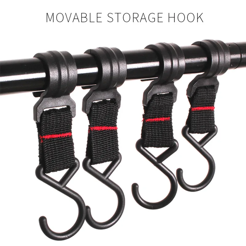 Крючок для палатки крючок складной вешалки пальто плаванья 5 шт. портативный