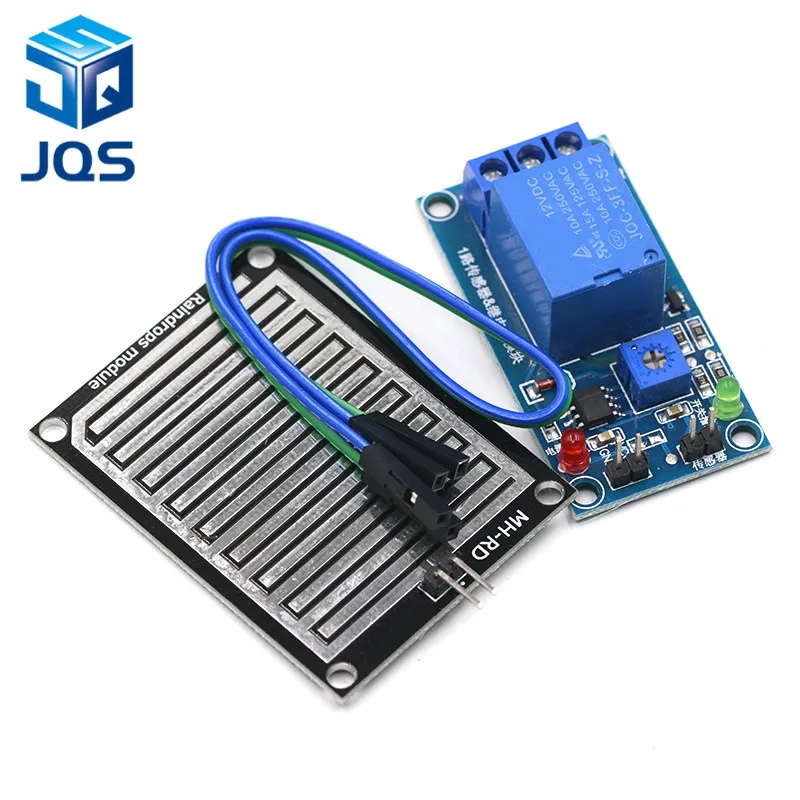 Модуль датчика дождевой воды + релейный модуль управления 5 в 12 В постоянного тока