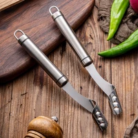 pepper corer remover tool zucchini cucumber core stainless steel de er chili corer remover serrated slice remover1