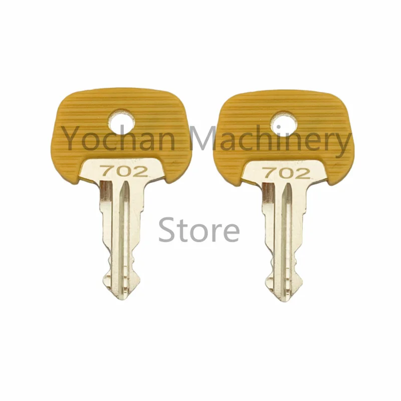 2 шт. 702 красный Электрический степлер ключи зажигания для Jungheinrich Mic Komatsu Forklift 26906870