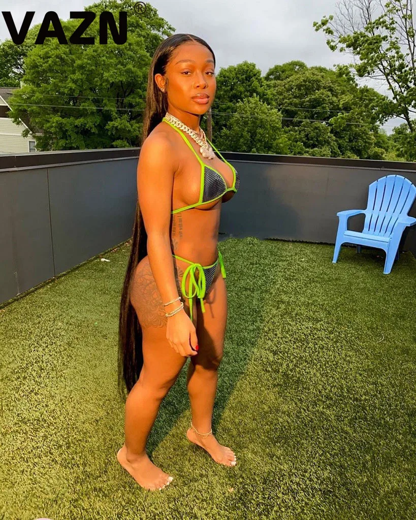 Лето 2020 Новое поступление пляжный Открытый Сексуальный паритет VAZN модный бикини