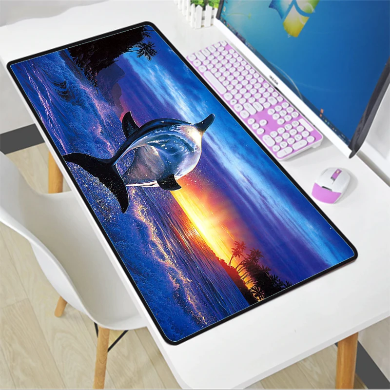 

MRGLZY Dolphin Peripheral Mouse Printed Logo Same Advertisement Birthday Gift Boy and Girl Friend Souvenir Gift Gaming Mousepad