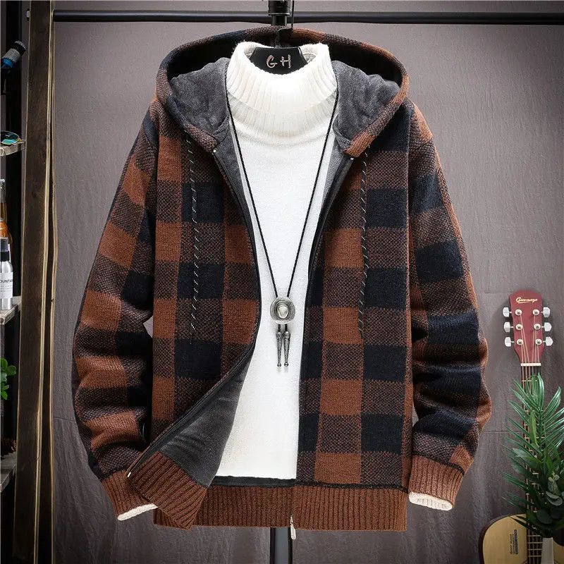 

Men New Thicken Warm Jacket Autumn And Winter Casual Style Men’s Parkas And Coats