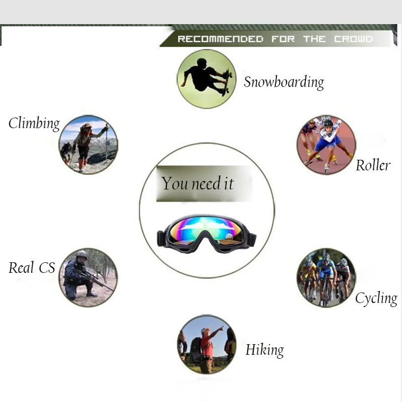 Зимние лыжные очки для сноуборда уличные спортивные зимние мужские и женские
