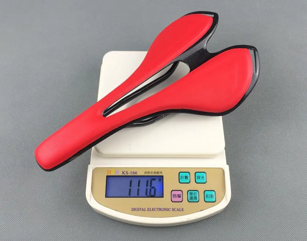 

Super Light 118g Bicycle Saddle Carbon Fibre Leather Cushion Road/MTB Bike Front Seat Mat 270/143mm Cycling Parts