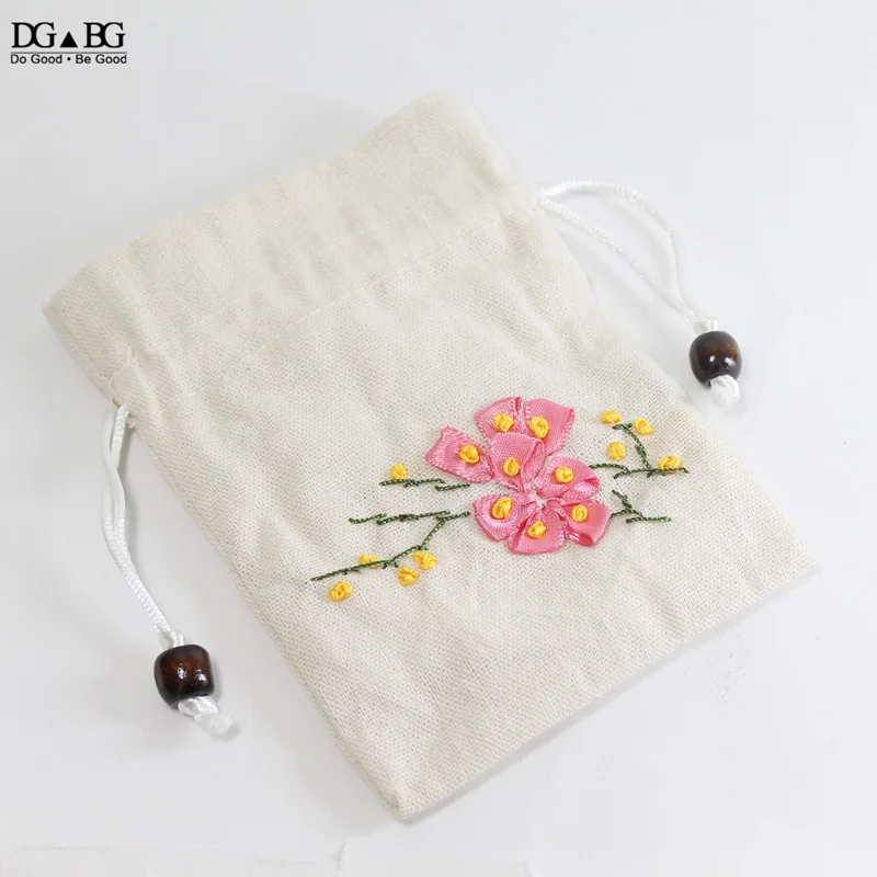 Изысканная Сумочка для ювелирных изделий прошитая вручную упаковка с завязкой