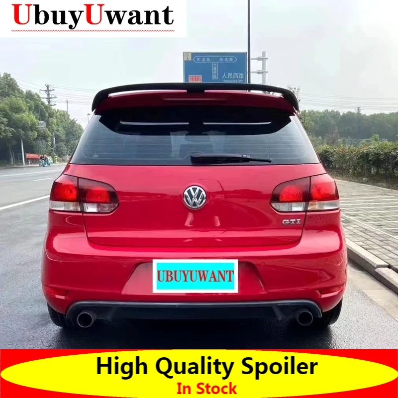 UbuyUwant для VW GOLF MK6 GTI &amp R 2008 - 2012 хэтчбек Задний Спойлер ABS углеродного Цвет