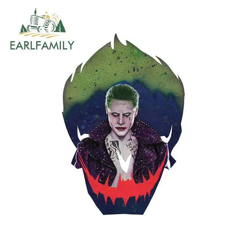 EARLFAMILY 13 см x 8 для Joker Suicide Squad креативные автомобильные стикеры виниловые аниме