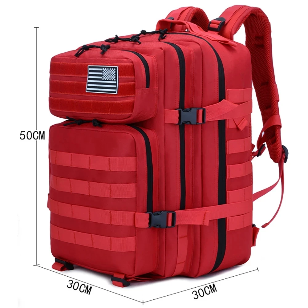 

50L military backpacks, tactical backpacks, large-capacity leisure backpacks, outdoor camping travel hiking and hiking bags