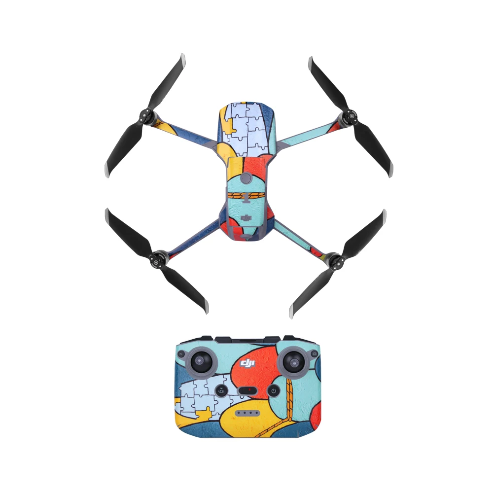 

SUNNYLIFE Waterproof Skin Protective PVC Stickers Drone Body Arm Remote Control Protector Scratch-proof for DJI Mavic Air 2