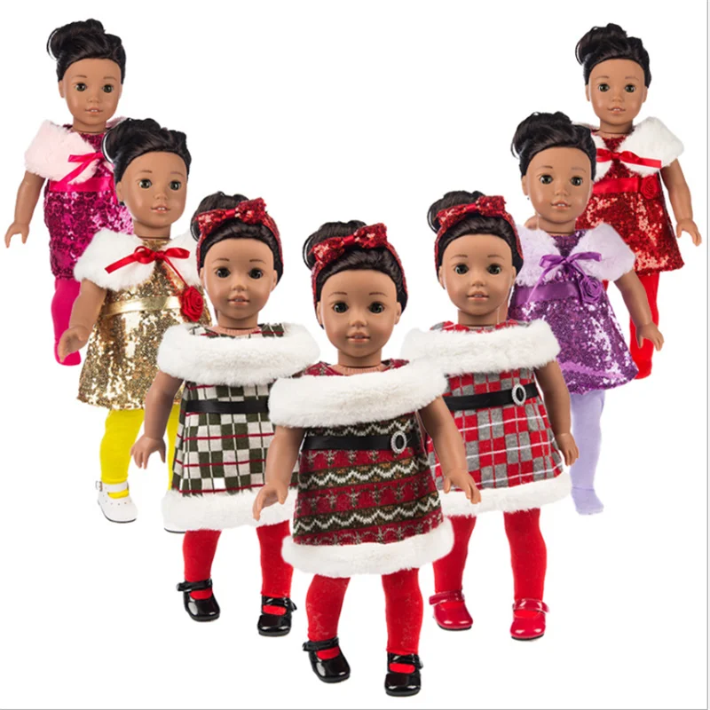 

Накидка, повязка на голову, юбка, аксессуар для куклы американской девочки, 18 дюймов, 43 см