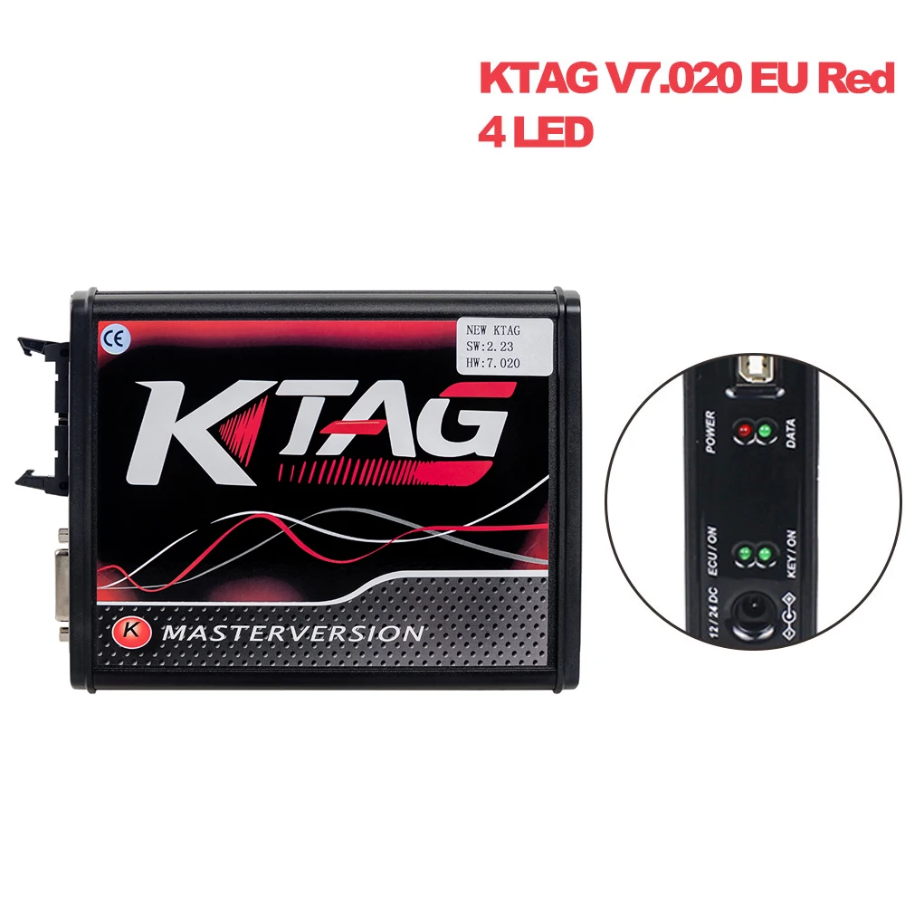 KESS V2 V2.47 V5.017 EU красный ECM Titanium KTAG V2.25 V7.020 4 светодиодных онлайн мастер версия BDM Frame ECU OBD2 автомобиль/Грузовик программист