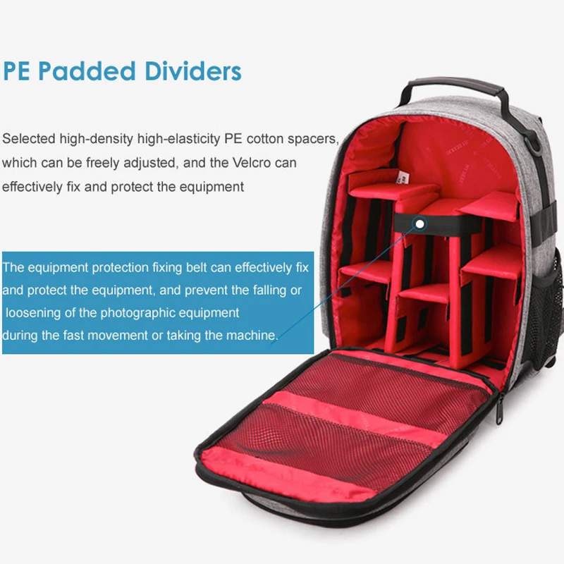 dslr camera bag backpack men waterproof small video photo backpack women outdoor digital photography backpack for canon nikon free global shipping