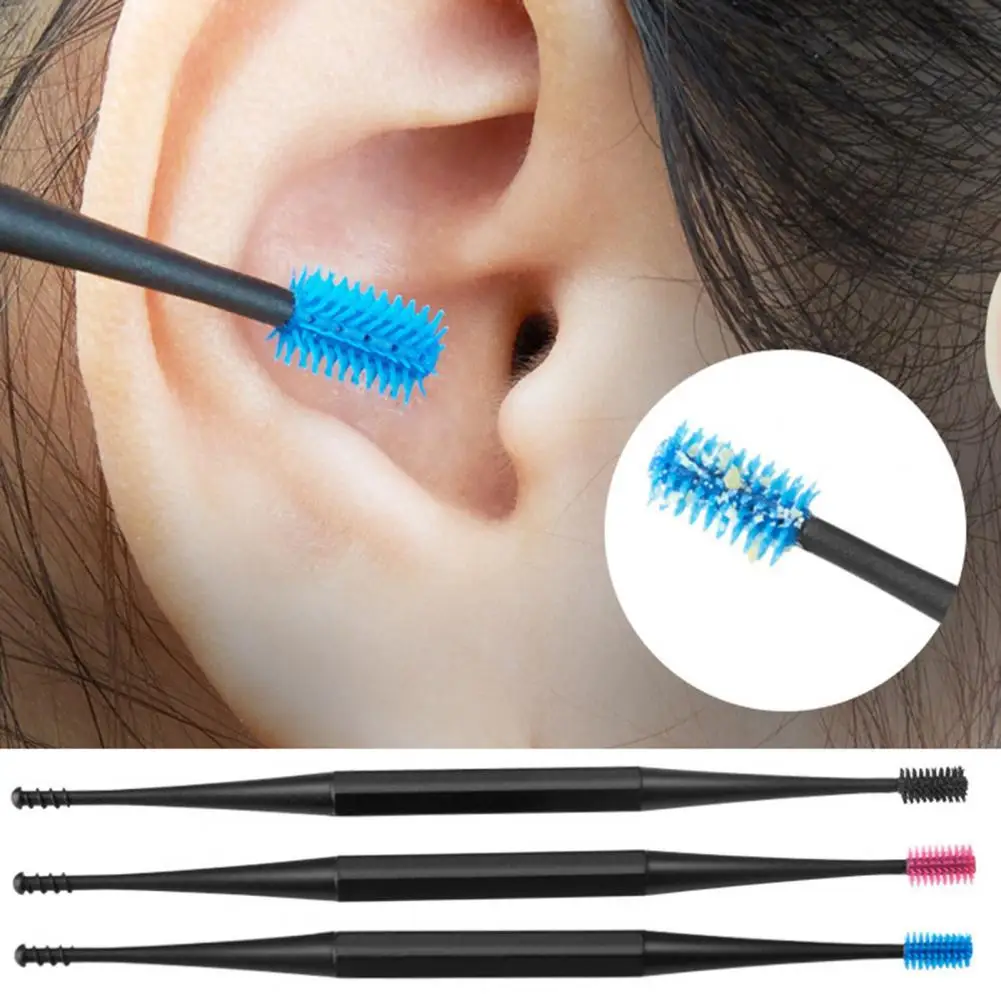 

hot sales Dual Head Ear Pick Spoon Spiral Household Multifunctional Remover Cleaning Tool
