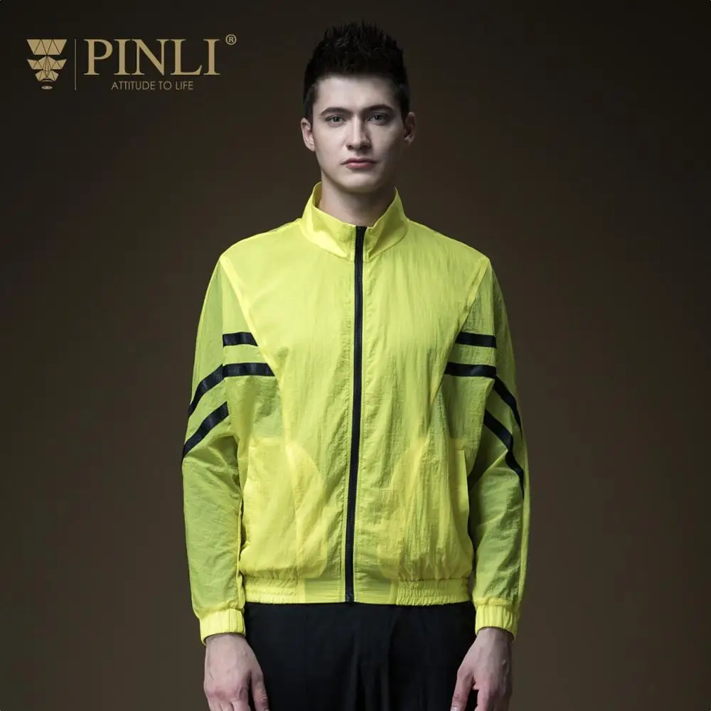 Pinli 2020 ВЕСНА Новинка скидка оформление Мандарин Воротник легкая тонкая цветная