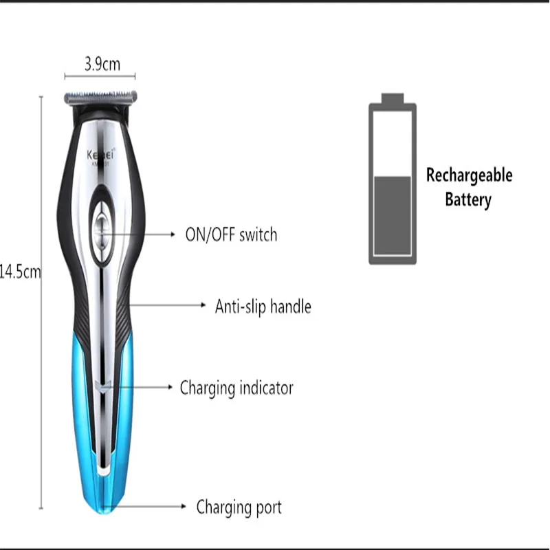 Профессиональная электрическая машинка для стрижки волос 11 в 1 мужской триммер