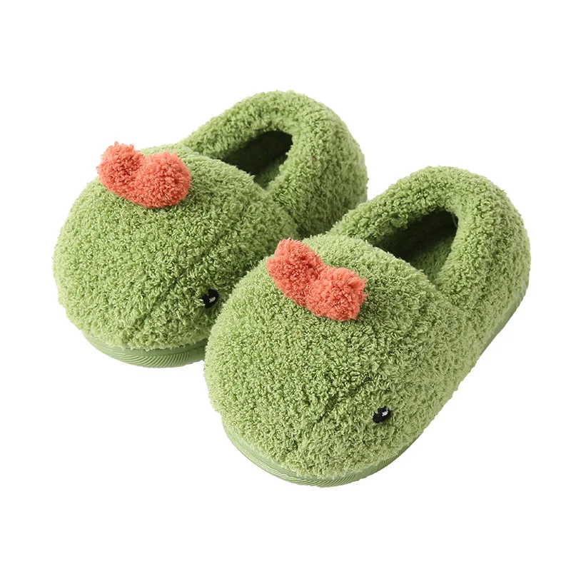 

Children's Cotton Slippers Bag Root Winter Boys Warm Girls Cute Baby Non-slip Home Shoes Hairy Kids