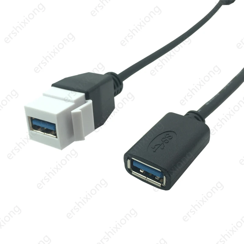 Адаптер для кабеля Keystone переходник гнезда миниджек Переходник USB 3 0 A типа папа