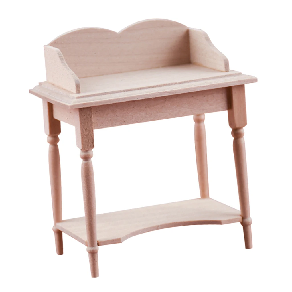 

1/12 Dollhouse Mini Wooden Flower Shelf, Flower Stand for Garden