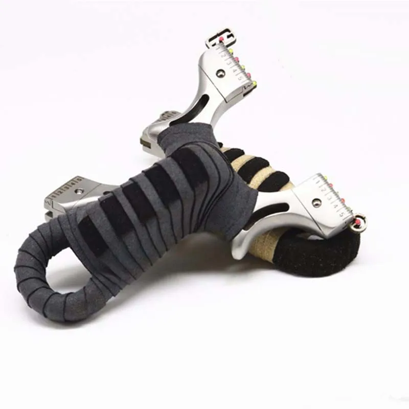 KONBMAN Рогатка из нержавеющей стали для охоты катапульты плоская резиновая лента