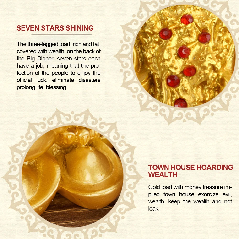 Фэн-шуй жаба деньги удача богатство китайская Золотая монета украшение для дома