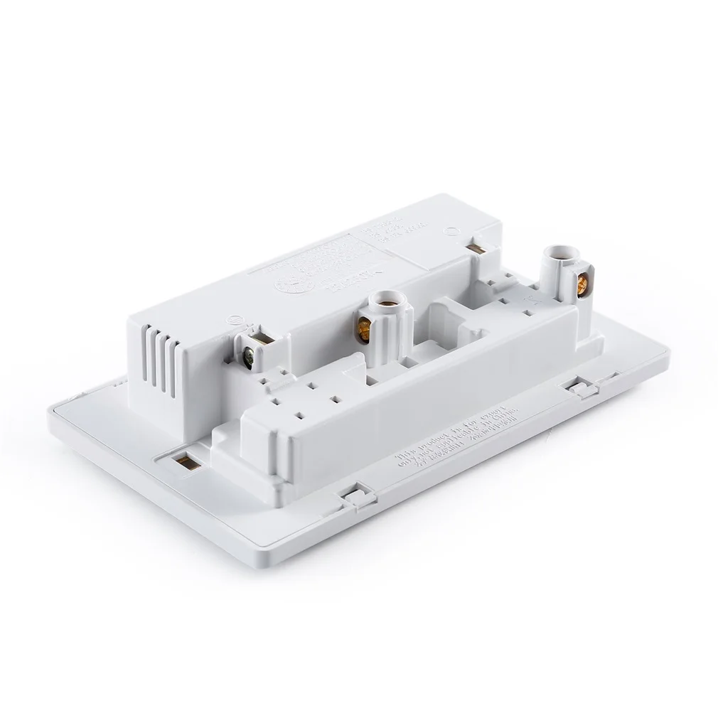 Одиночный/двойной AC 110 V-250 V UK розетка 2 USB 5VDC 2100mA зарядное устройство Выключатель