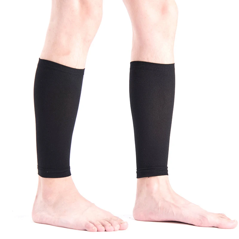 

Fashion Unisex Leg Calf Sleeves Socks Men Women Compression Sox High Quanlity Solid Elastic Calf Compression Stockings Hosiery