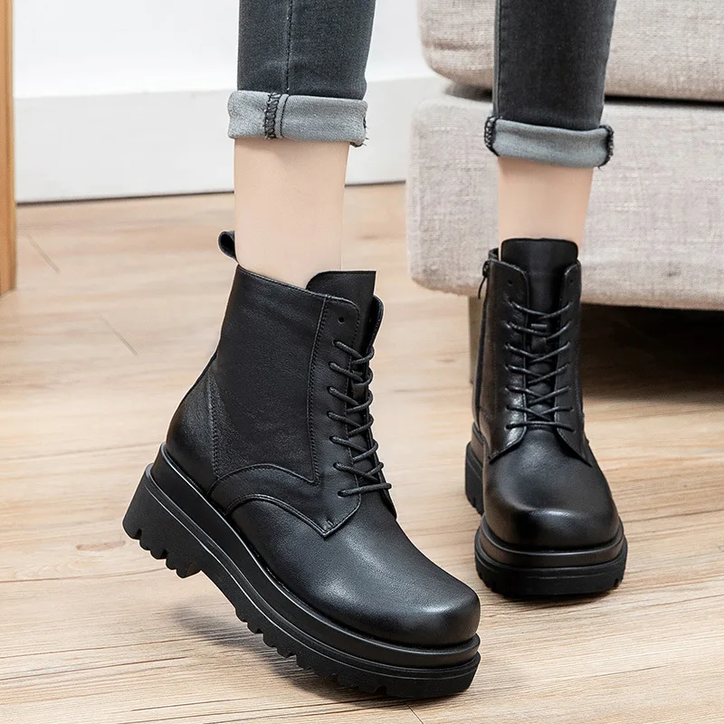 

Boots New Women Hot Large Winter Shoes Comfortable Round Winter Boots Women Fashion Breathable Woman Boots Ladies Shoes Footwear