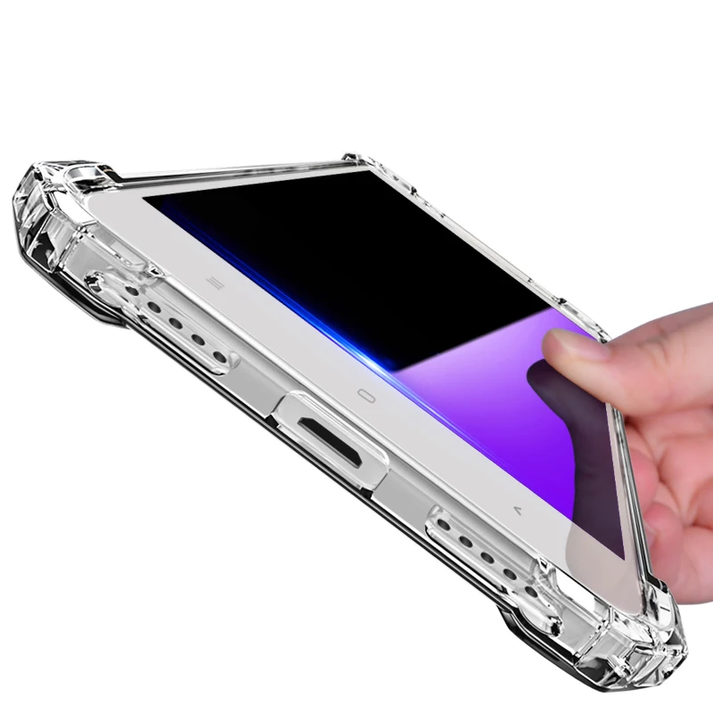 Противоударный прозрачный силиконовый чехол из ТПУ для телефона Xiaomi Redmi 4X мягкие