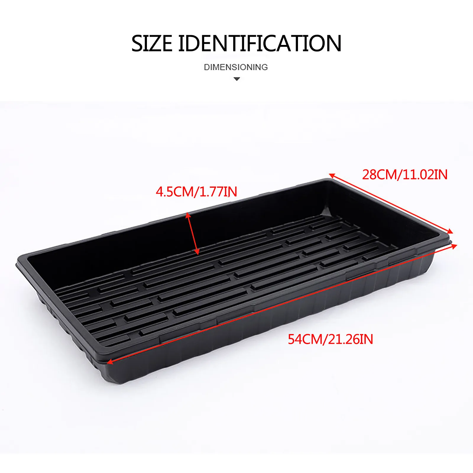 

Seed Germination Nursery Tray Sprouter Greenhouse Vegetable Seedling Growth Transplant Tray Seeds Soak Germination Pan Pot