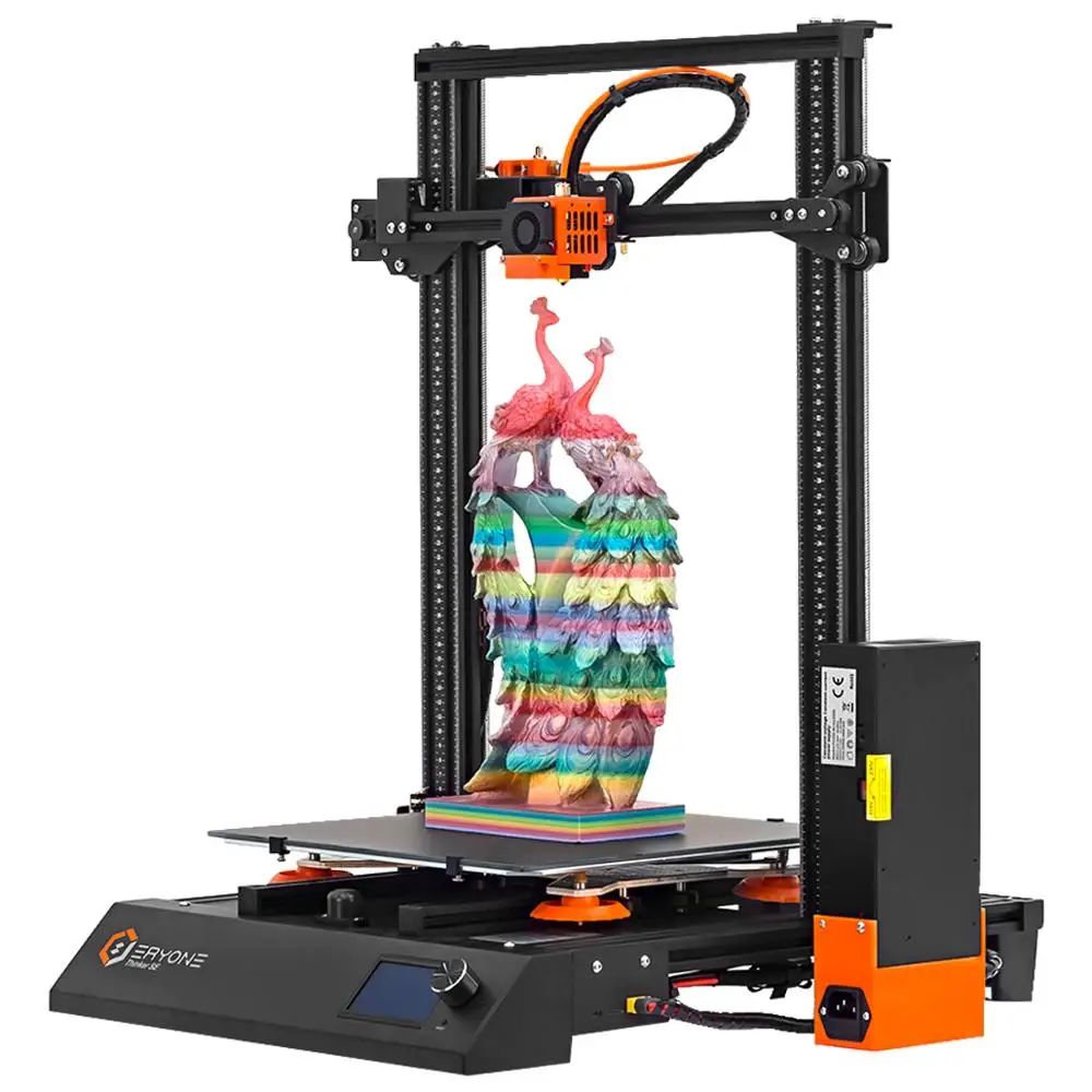 Супертихий 3D принтер для Thinker SE стеклянная кровать размером 300*300*400 мм совместим с датчиком автовыравнивания