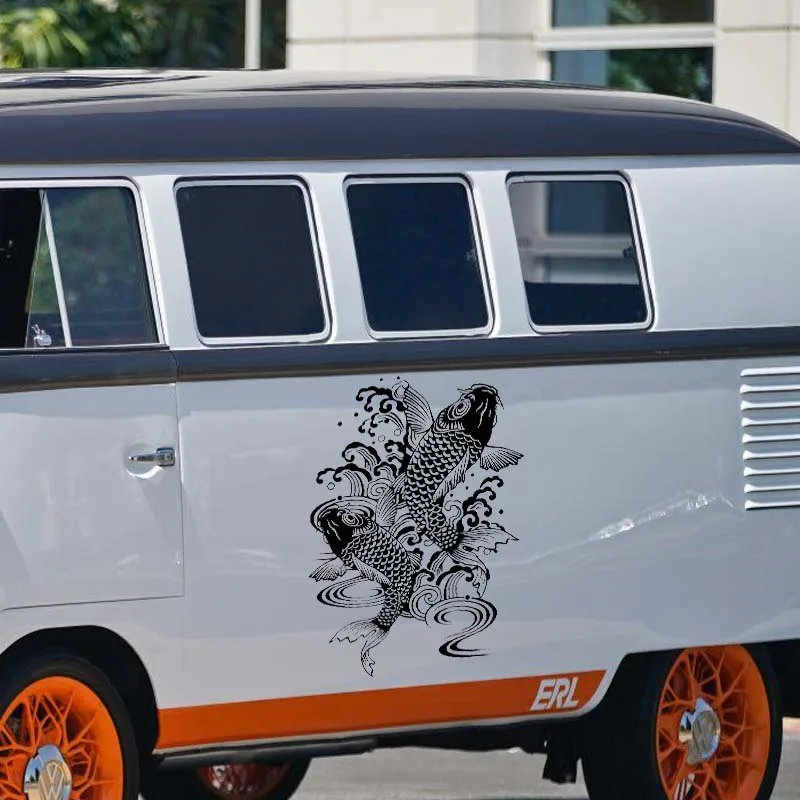 Карпов кои наклейка &quotрыба&quot рыболовные арт водонепроницаемые мокасины