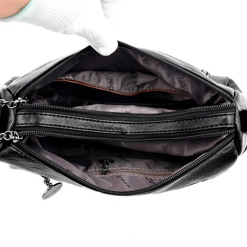 

Female Messenger Bag Sac A Main Crossbody Bags For Women Leather Shoulder Bags Vintage Handbags High Quality Ladies Hand Bag New