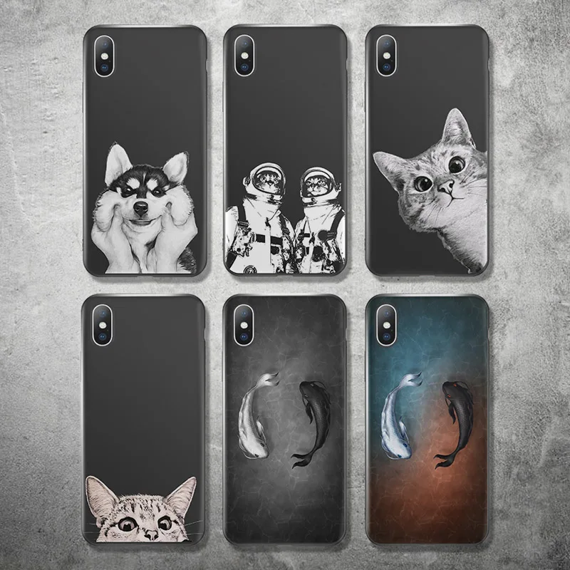 Чехол Lovebay для телефона iPhone 11 Pro Max X XS XR Xs мягкий силиконовый чехол из ТПУ с