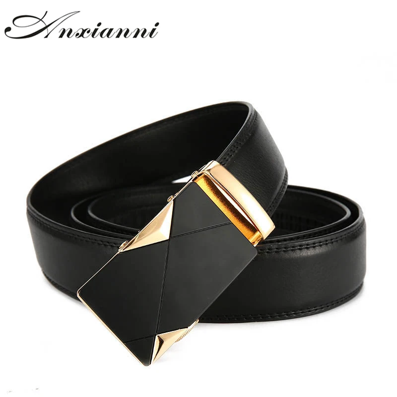Mens Fashion Designer Popular Belt Leather Casual Luxury Business Male Belts Automatic Buckle Belt