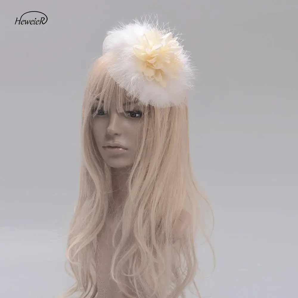 

Женские чародей сетка цветок заколка для волос для невесты свадебные Коктейльные Вечерние повязка на голову ручной работы шиньоны