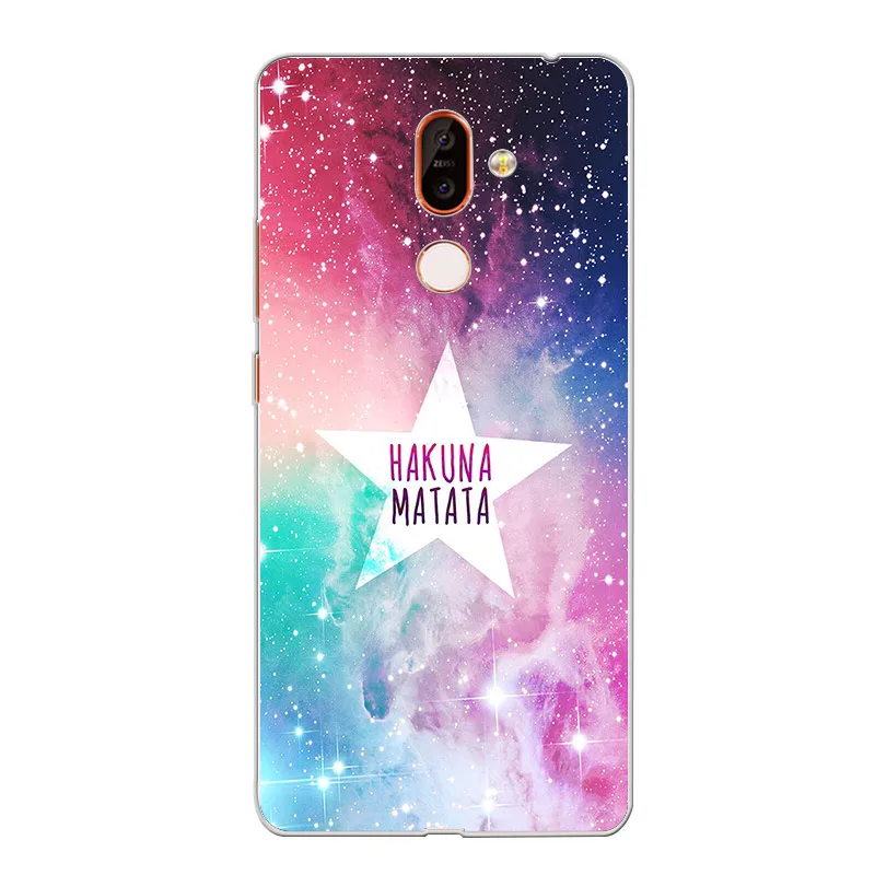 Ciciber для Nokia 9 PureView 2 1 3 5 6 7 8 Plus мягкие чехлы телефонов из ТПУ X7 X6 X5 X3 звездное