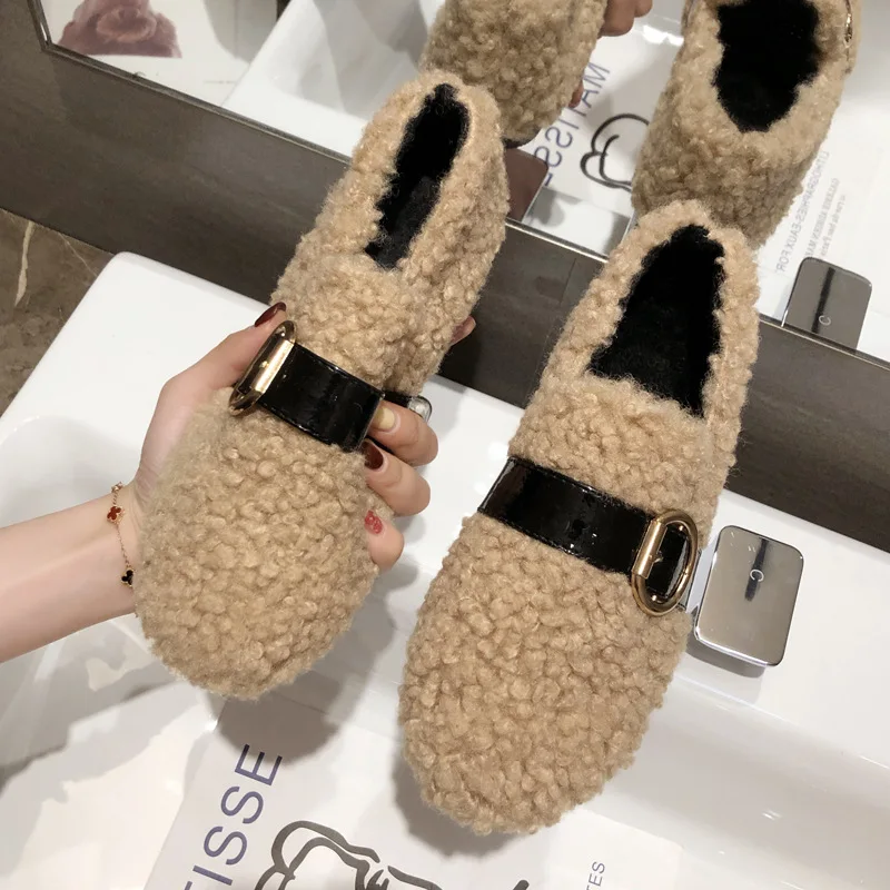 

Женские кроссовки с закрытым носком, теплые кроссовки с бархатной сеткой, эспадрильи, обувь для осени и зимы, 2020